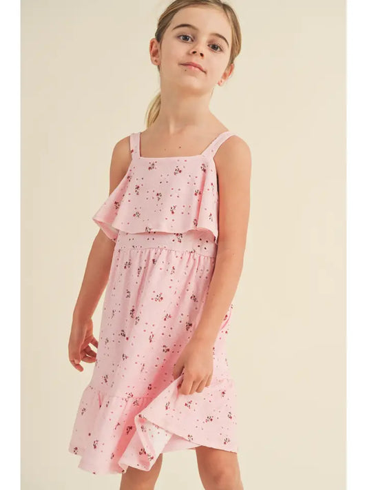 Floral Eyelet Knit Dress