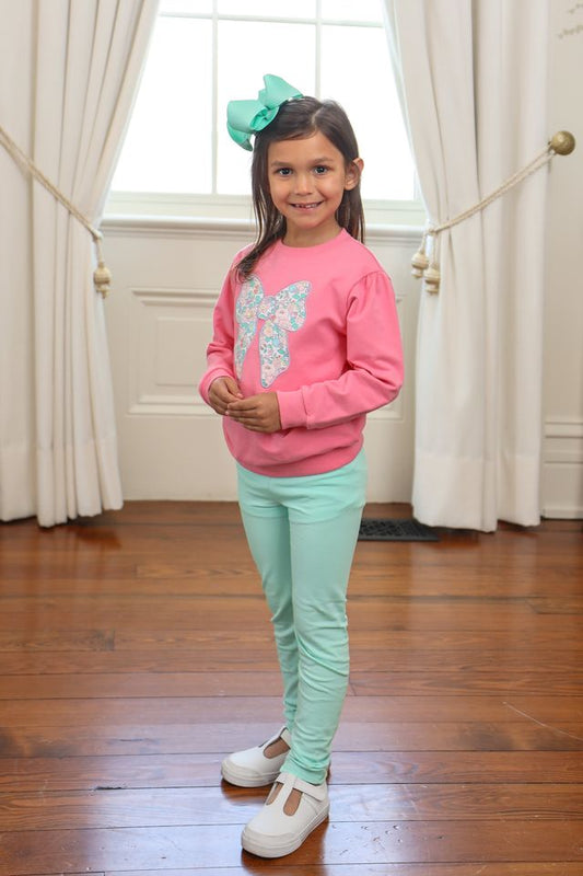 French Terry Pullover, Bow