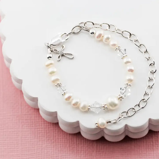 Baptism To Bride Baby Cross Bracelet
