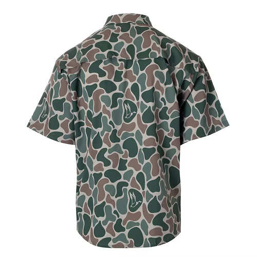 Youth Camo Roost SS Button Down