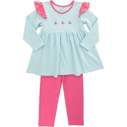 Pant Set, Turkey Ruffle