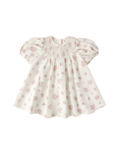CARINA DRESS GARDEN ROSE