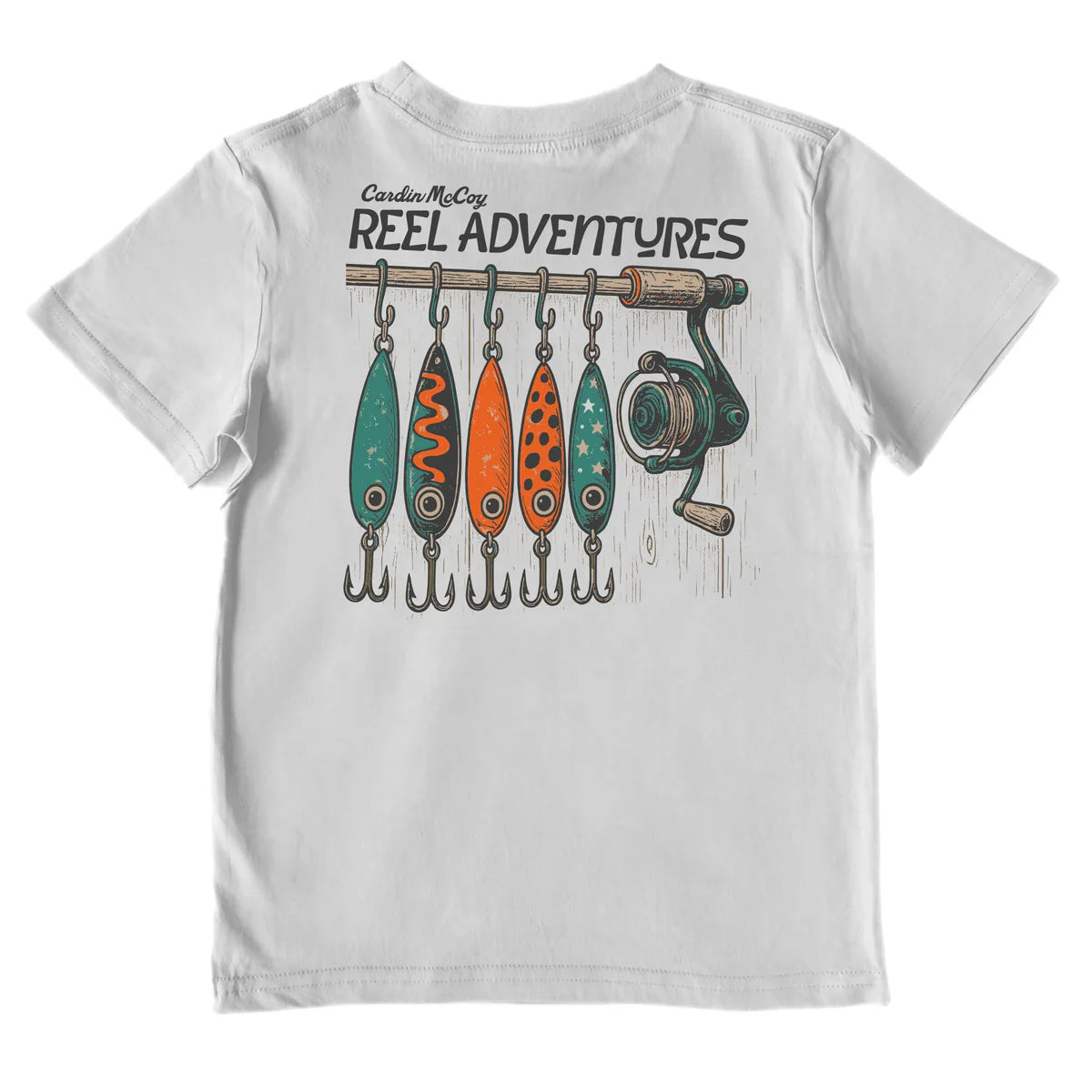 Performance Tee, Gray Reel Adventures
