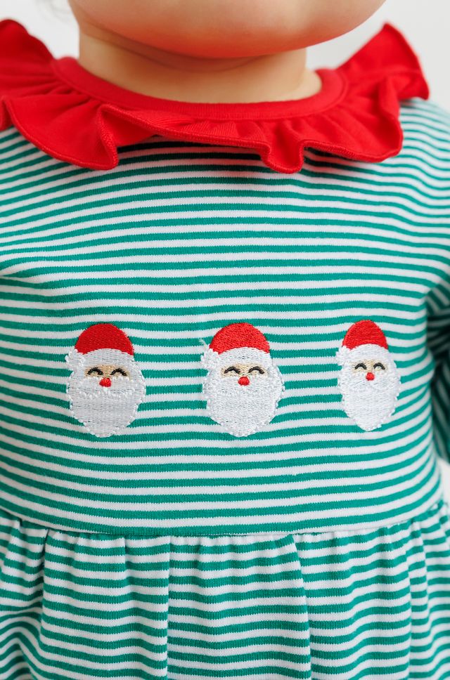 Romper, Santa Ruffle Romper