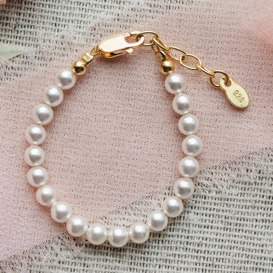 Audrey Pearl 14K Gold Plated Bracelet