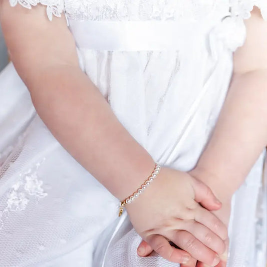 Audrey Pearl 14K Gold Plated Bracelet