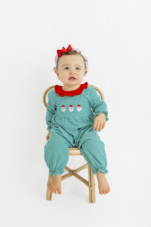Romper, Santa Ruffle Romper