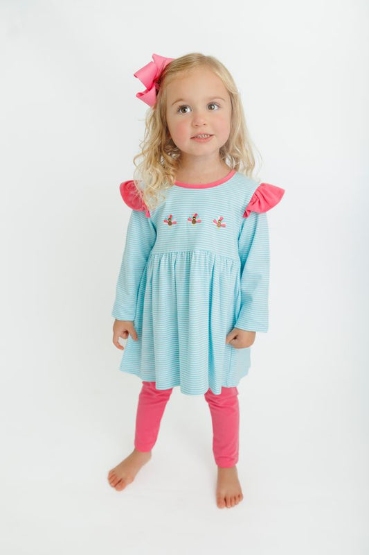 Pant Set, Turkey Ruffle