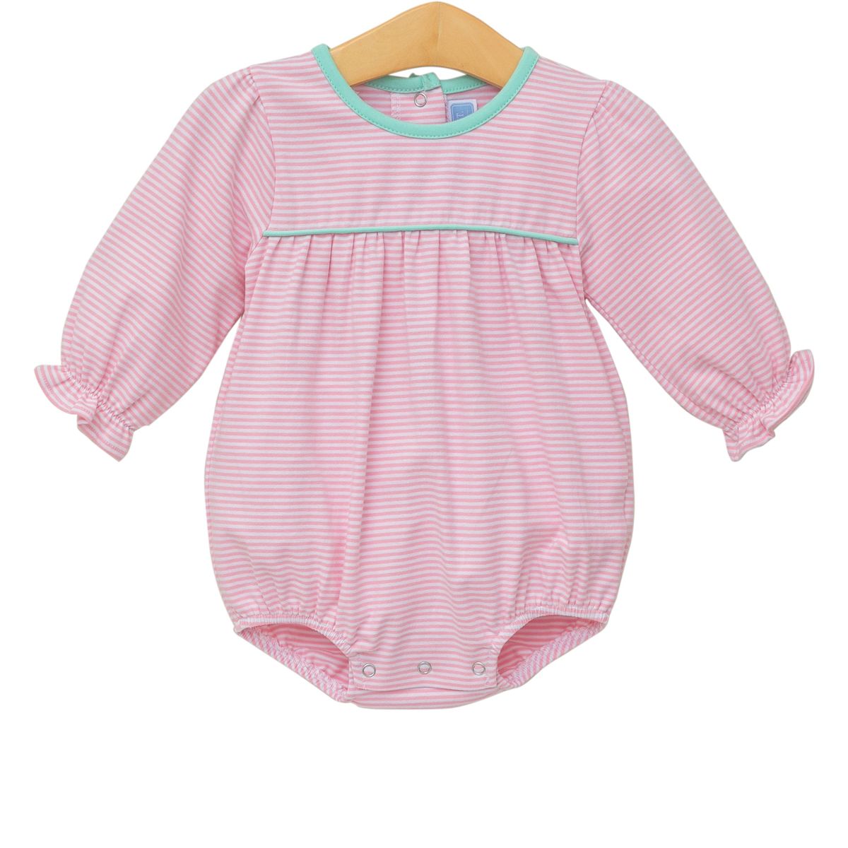Ellie Bubble- Light Pink Stripe/Mint