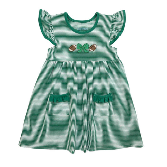 Football Gameday Dress, Green