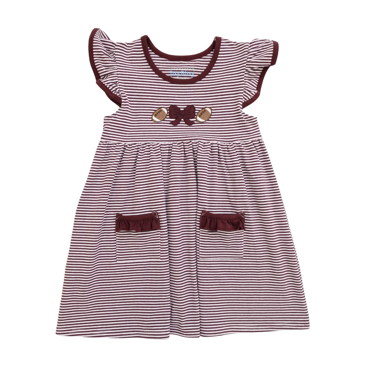 Football Gameday Dress, Maroon