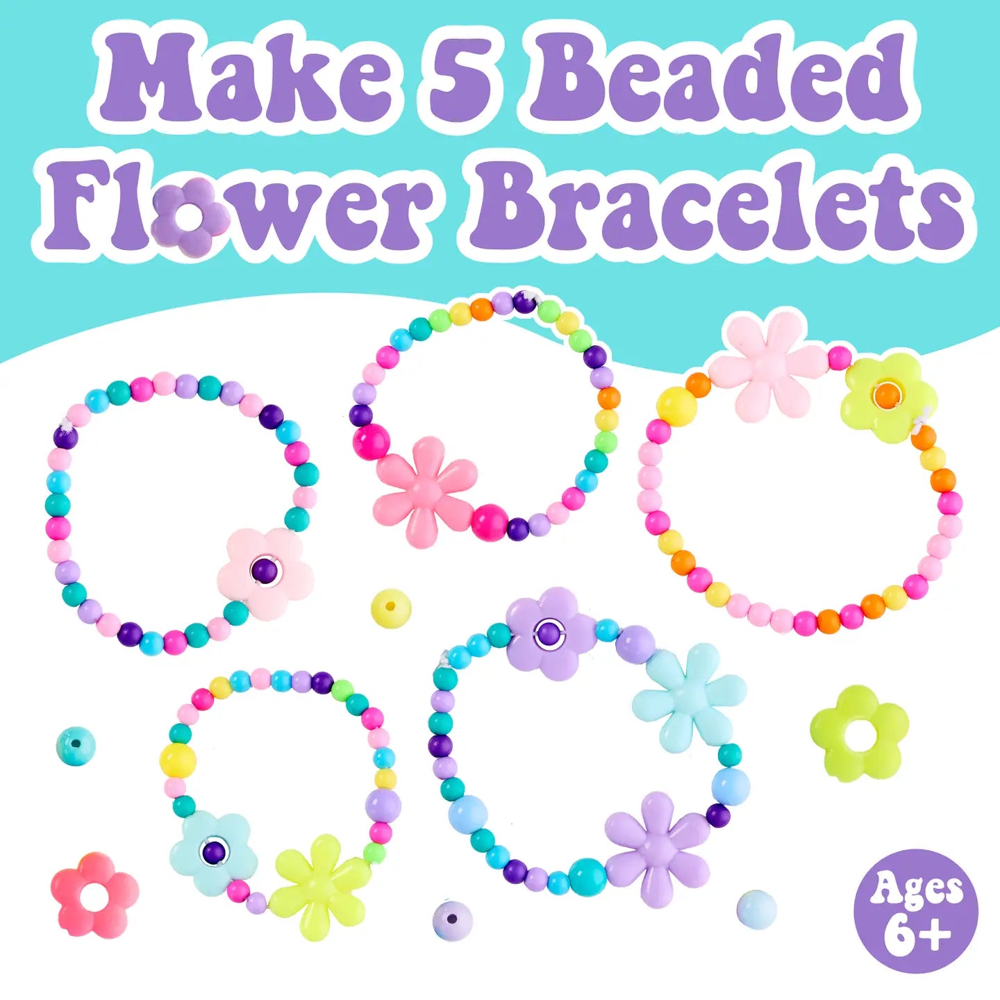 Beaded Flower Bracelet Kit Mini