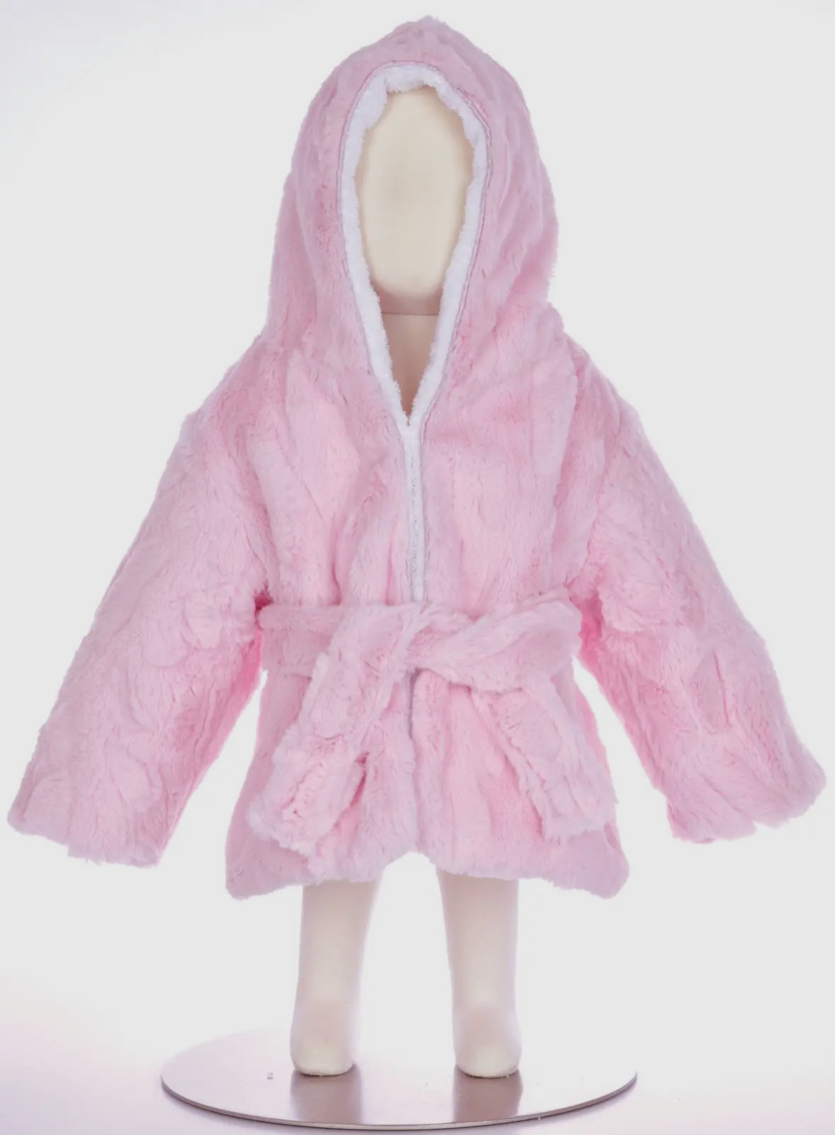 Little Scoops Pink Hooded Robe