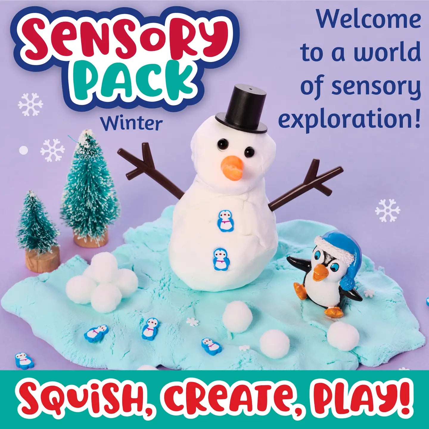 Sensory Pack On The Go, Snowman