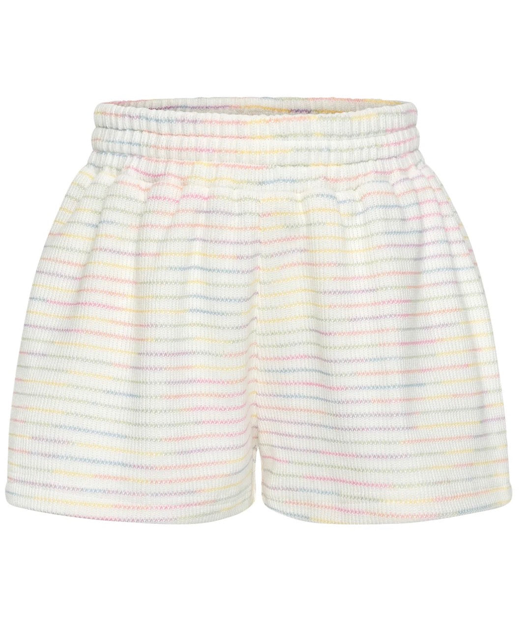 Carlisle Short , Rainbow Stripe Knit