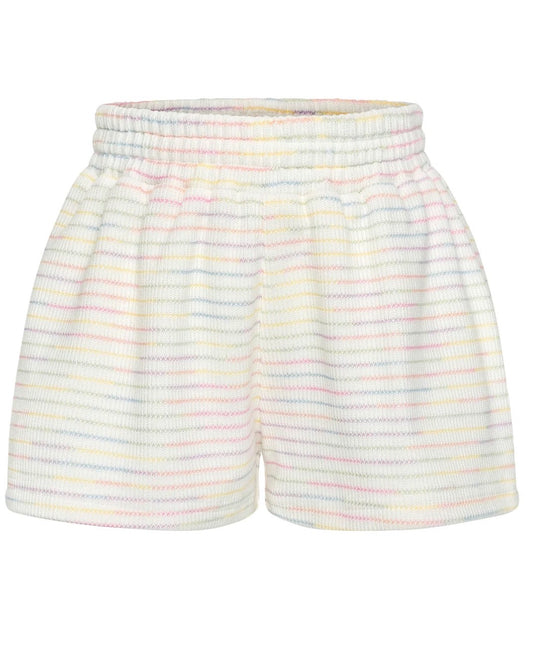 Carlisle Short , Rainbow Stripe Knit