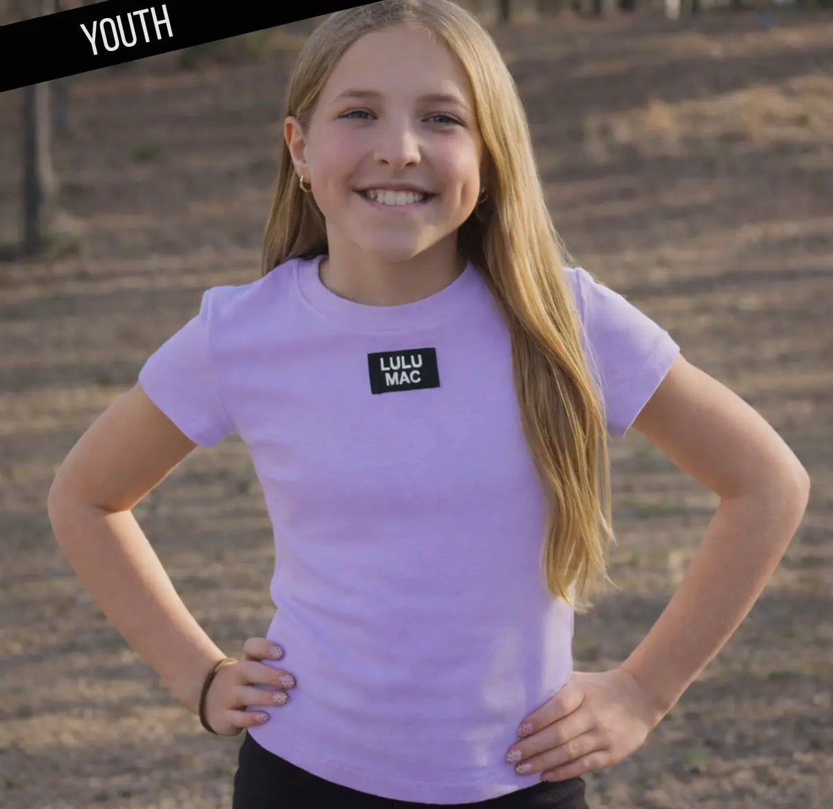 Youth Baby Doll LULU MAC Top, Lavender