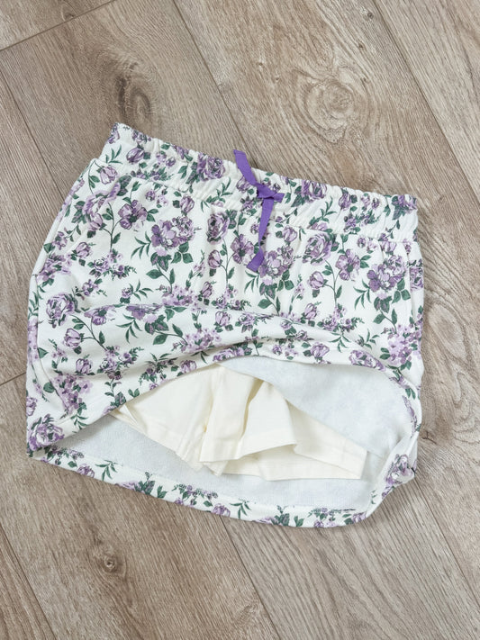 Floral Print Skort