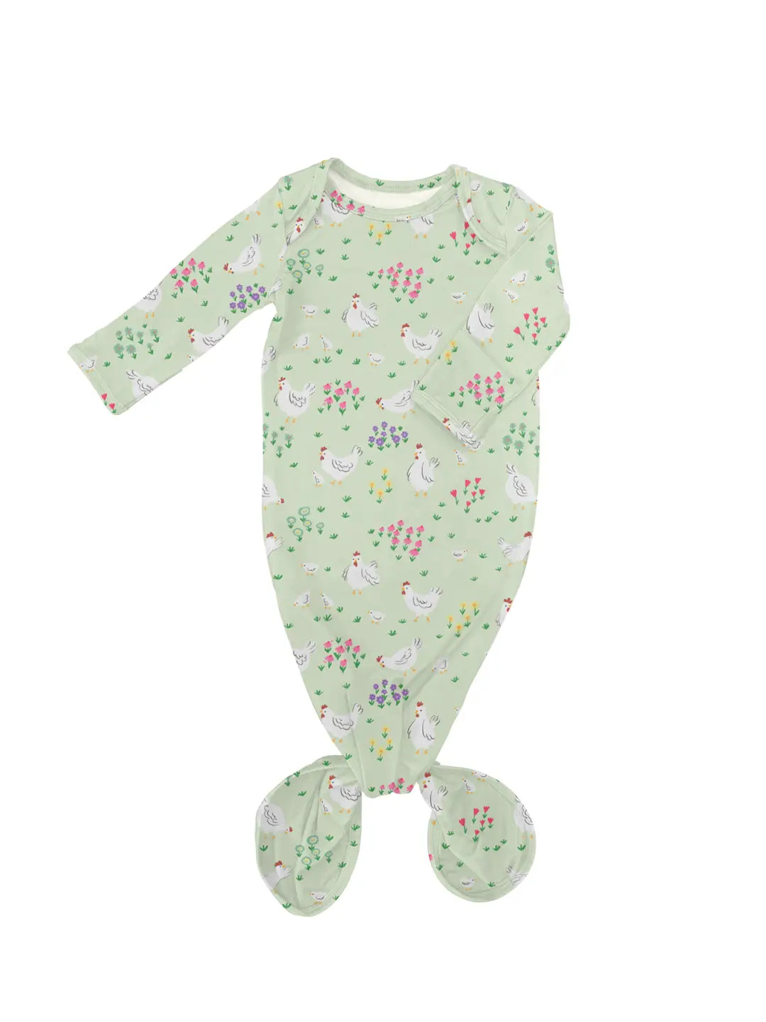 Spring Chicken-Knotted Gown 0-3 Month