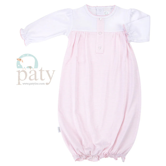 Sweet Stripes Pima Gown