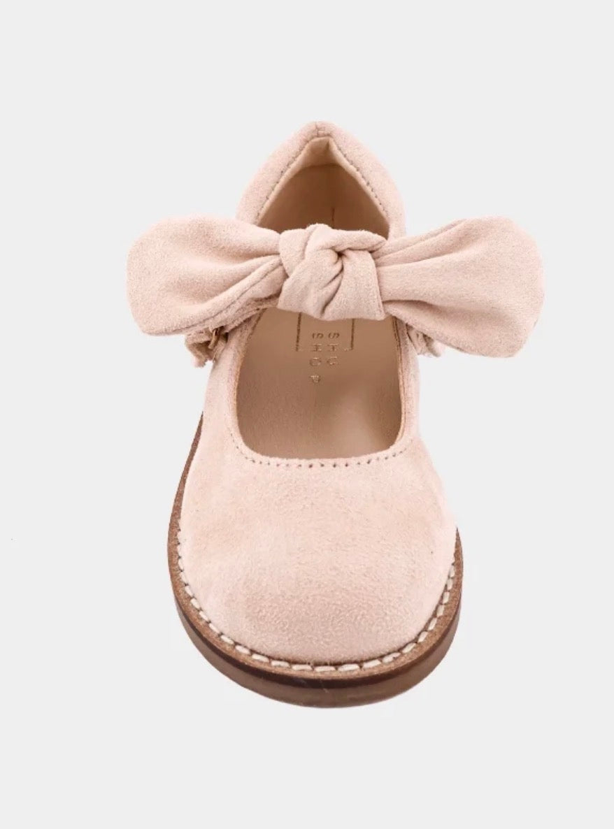 Allegra Taupe Suede Mary Janes