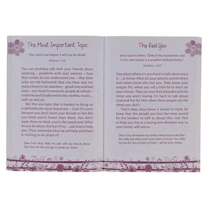 Kids Mini Devotion For Girls