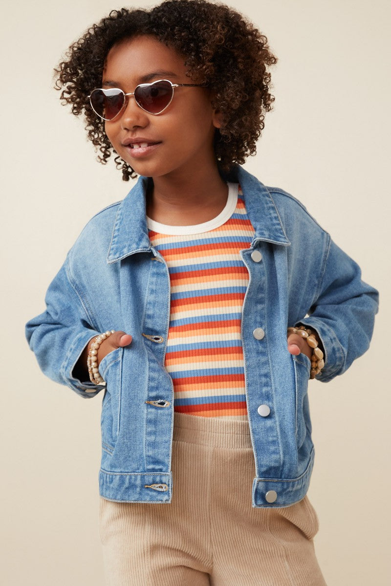 Denim Patch Pocket Jacket