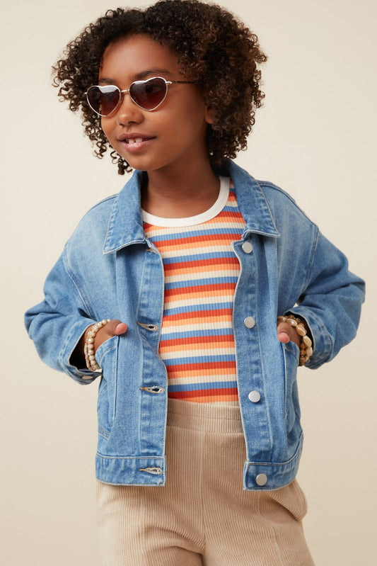 Denim Patch Pocket Jacket