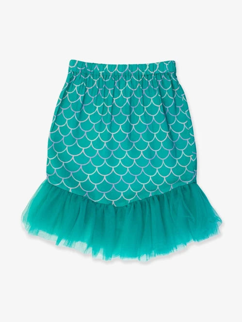 Sparkle Scales Mermaid Tail Skirt Cover Up