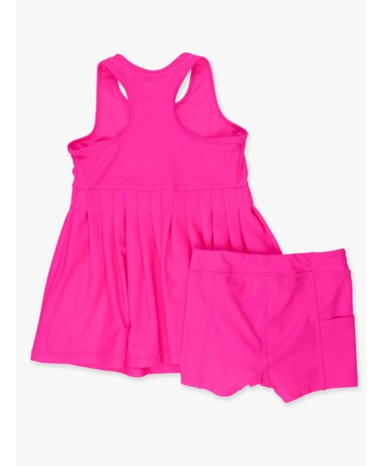Active Dress & Bike Short Set, NEON MAGENTA