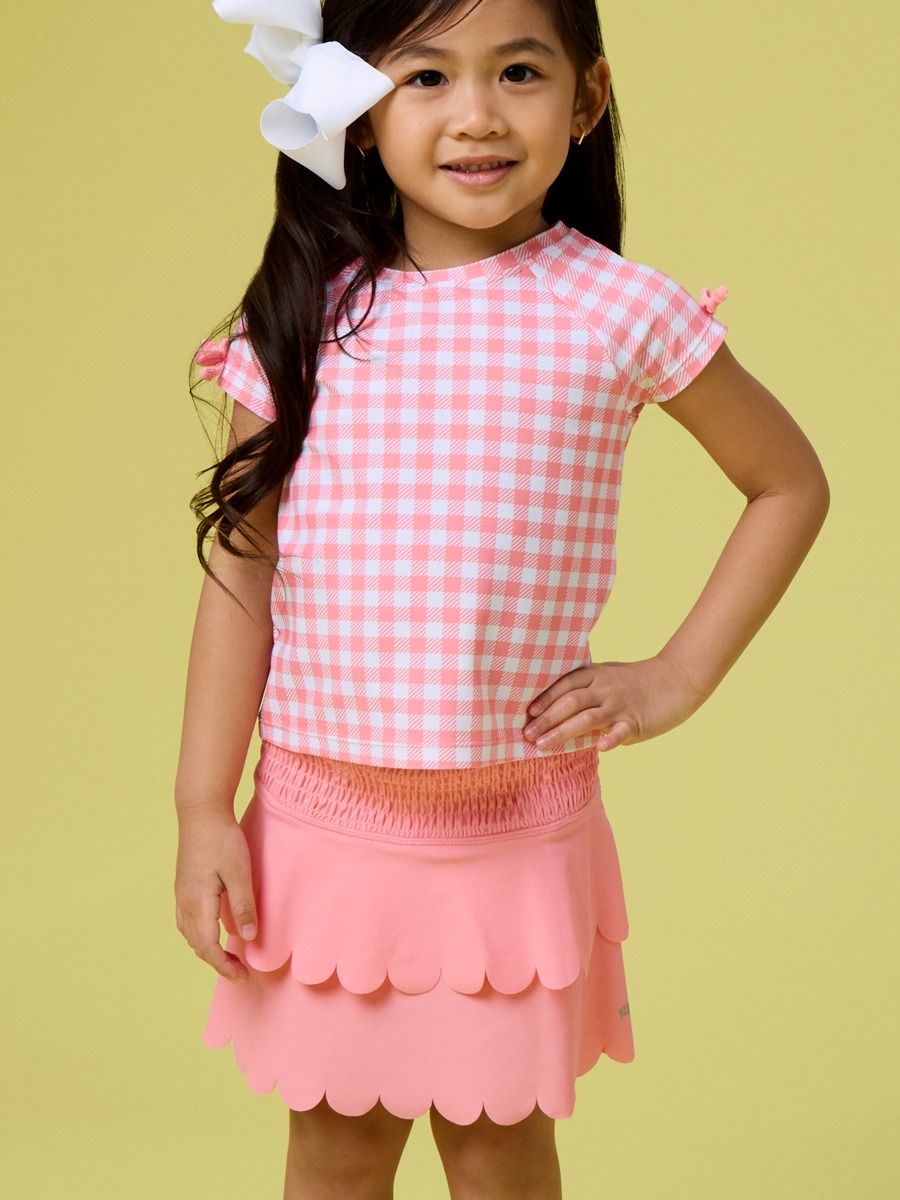 Active Tiered Flare Skort, BUBBLEGUM PINK