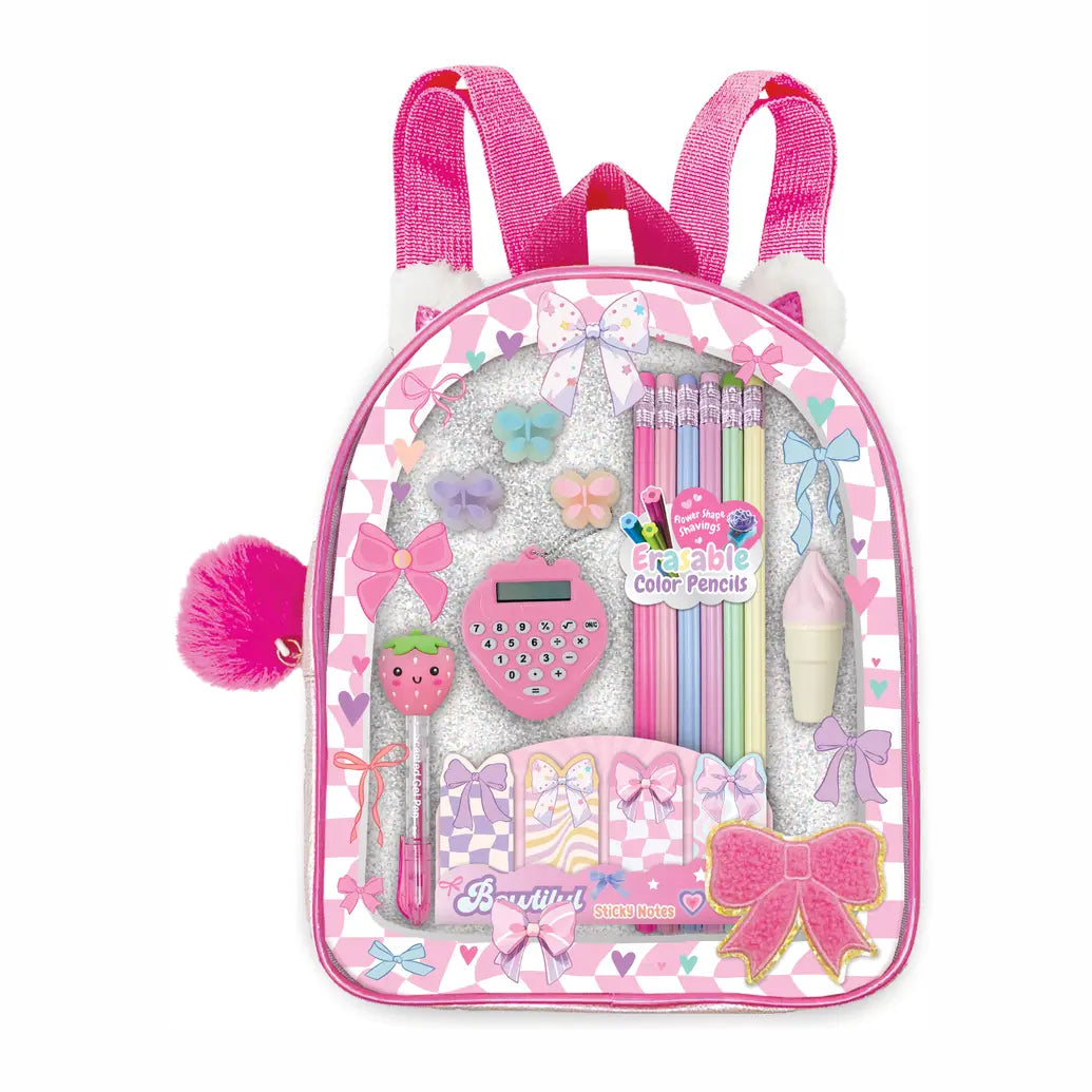 Writing Stash Mini Backpack, Bowtiful