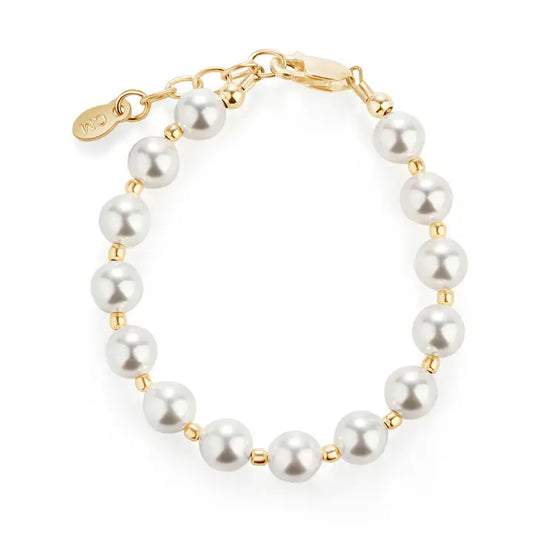 Whitley 14K Gold Plated Chunky Pearl Bracelet