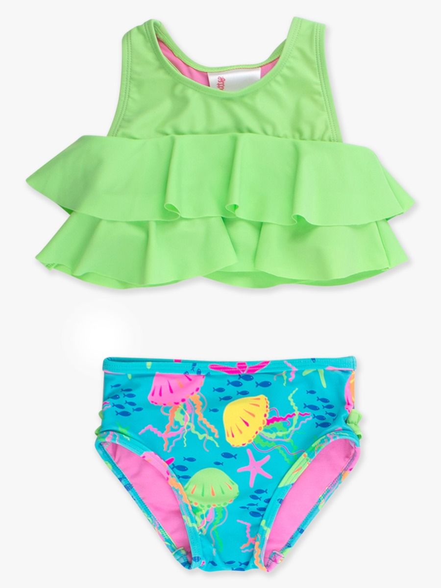 Flounce Bikini, NEON JELLY TIME