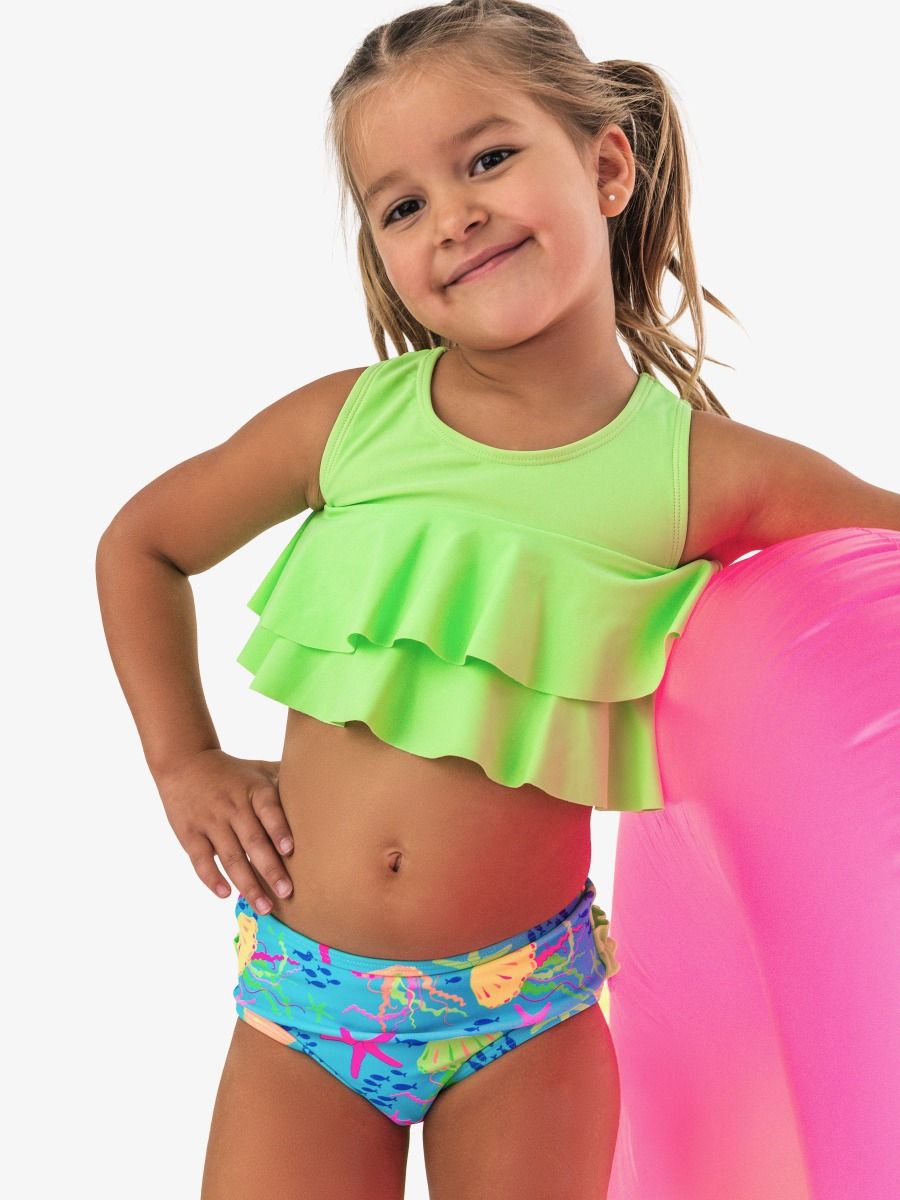 Flounce Bikini, NEON JELLY TIME