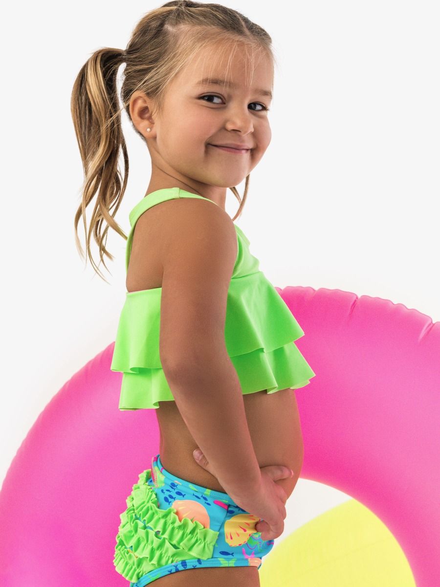 Flounce Bikini, NEON JELLY TIME
