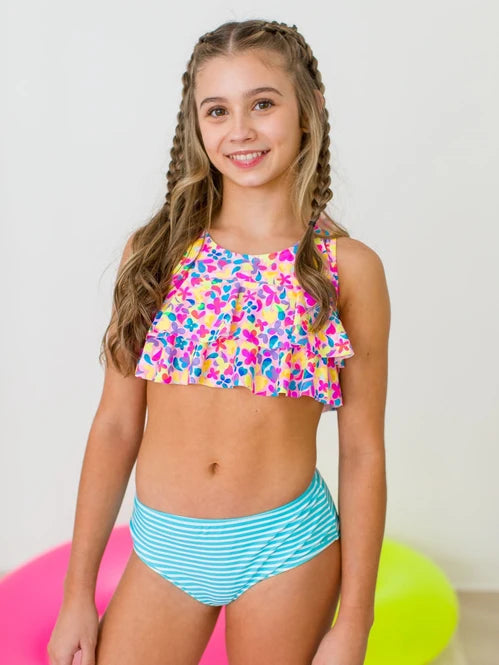 Flounce Bikini, *VIBRANT NEON