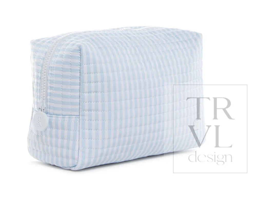 Quilted Everyday Bag, Pimlico Stripe Blue