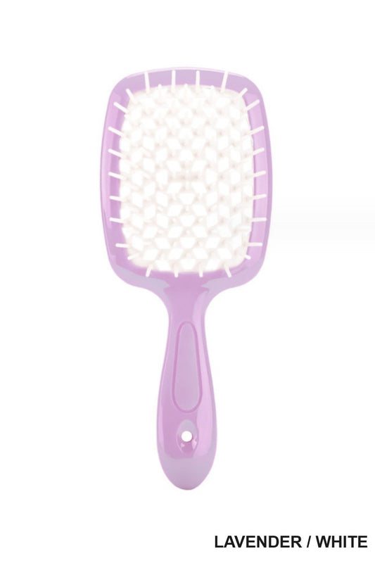 Detangling Hair Massage Brush, Lavender/White