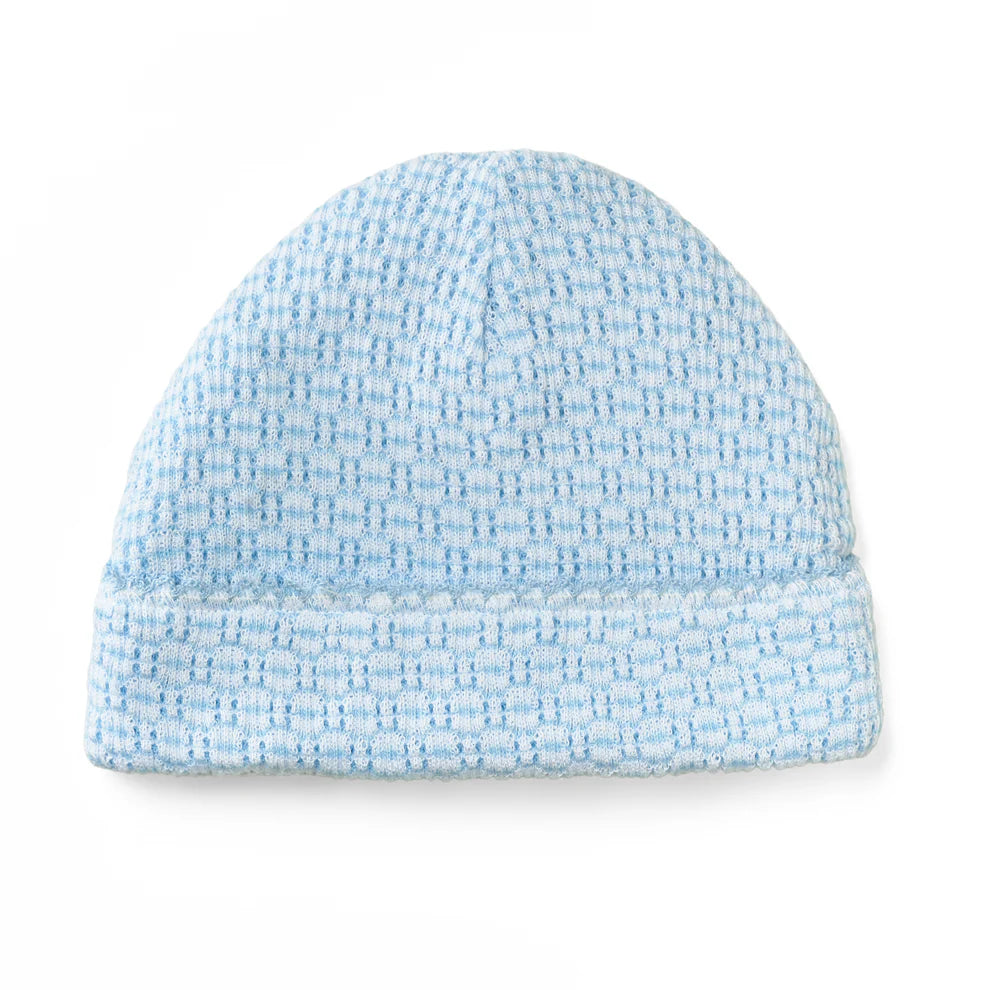 Knit Solid Saylor Beanie, Blue
