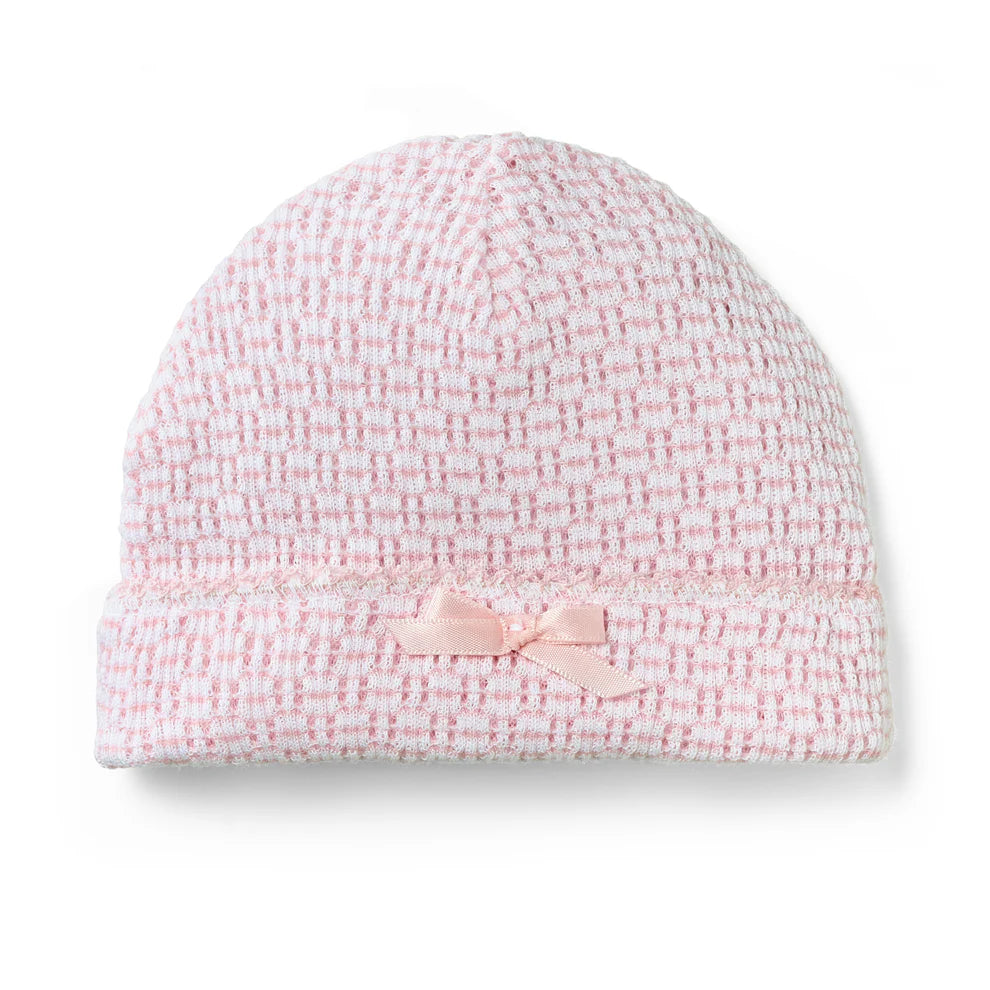 Knit Solid Saylor Beanie, Pink