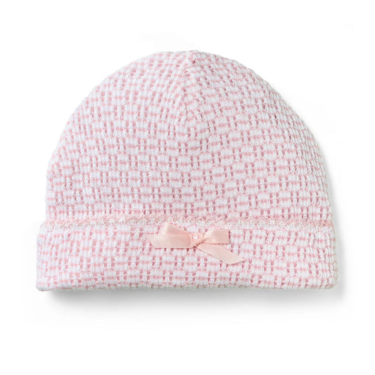 Knit Solid Saylor Beanie, Pink