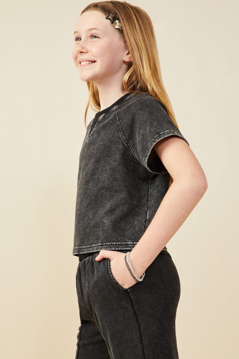 Black Washed Sweatshirt
