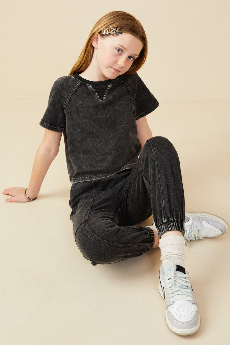 Black Washed Sweatshirt