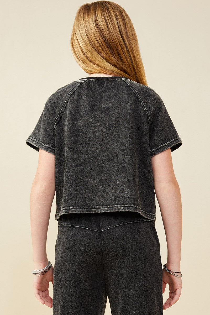 Black Washed Sweatshirt
