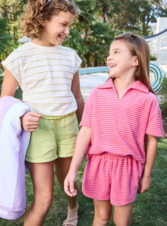 Carlisle Short , Pink/Orange
