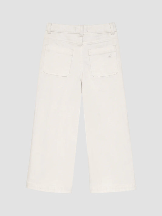 White Tide Lily Wide Leg