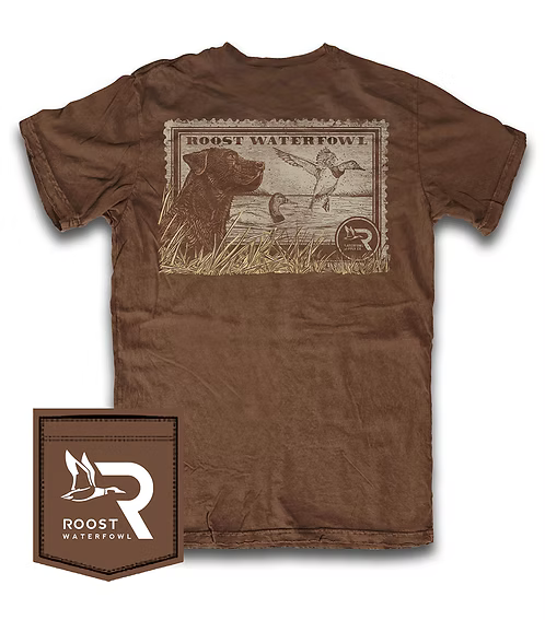 Brown Roost Brown Lab Stamp