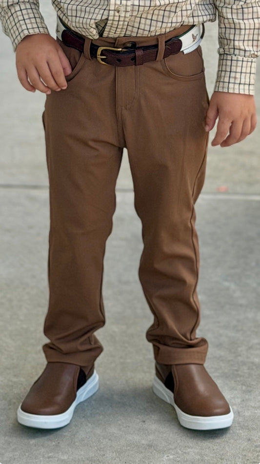 Tee Time Pants, Saddle Brown