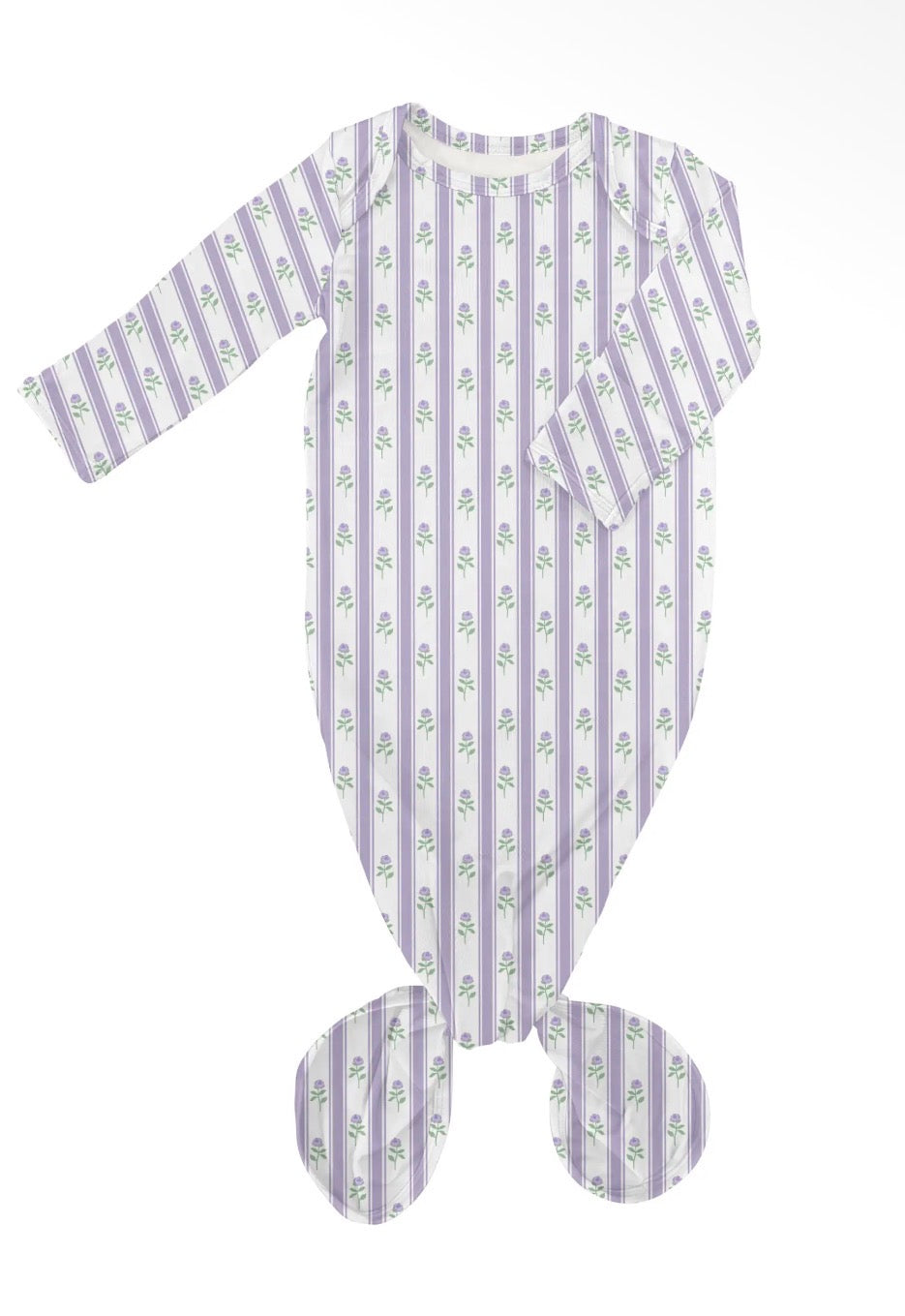 Knotted Gown , Lilac Ribbons
